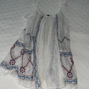 Free people white coverup
